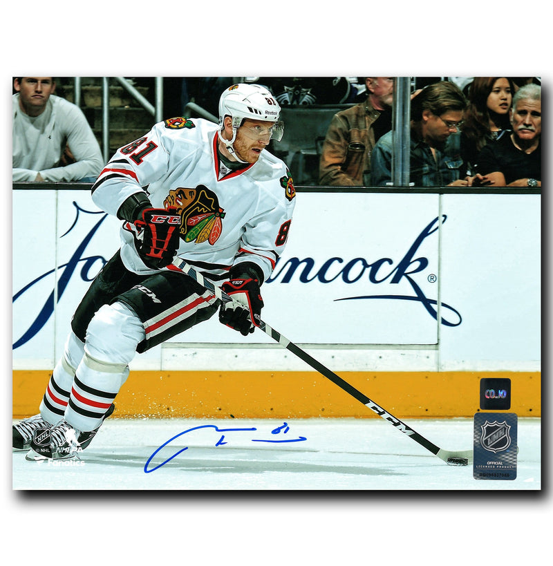 Marian Hossa Chicago Blackhawks Autographed Action 8x10 Photo CoJo Sport Collectables