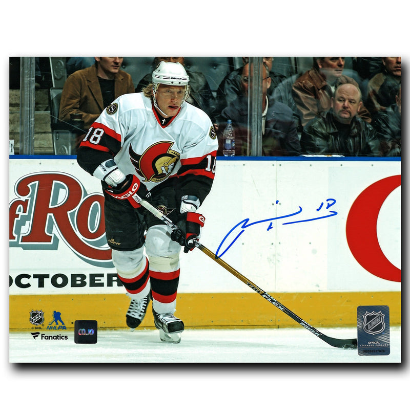 Marian Hossa Ottawa Senators Autographed Retro 8x10 Photo CoJo Sport Collectables
