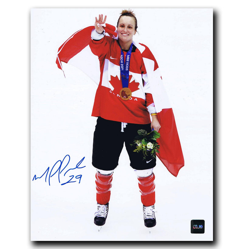 Marie-Philip Poulin Team Canada Autographed 8x10 Photo CoJo Sport Collectables