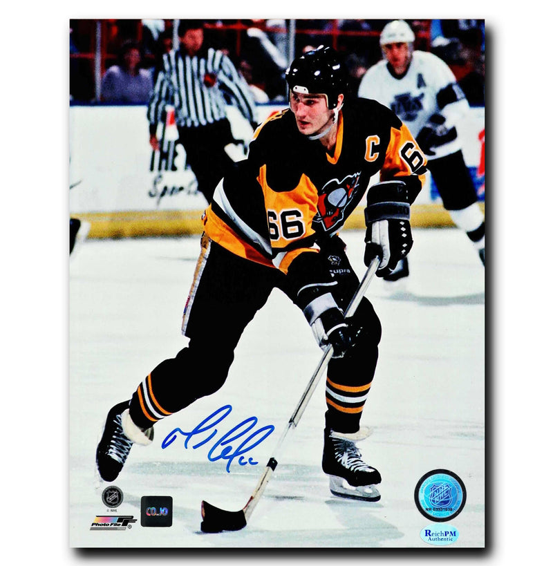 Mario Lemieux Pittsburgh Penguins Autographed Action 8x10 Photo CoJo Sport Collectables Inc.