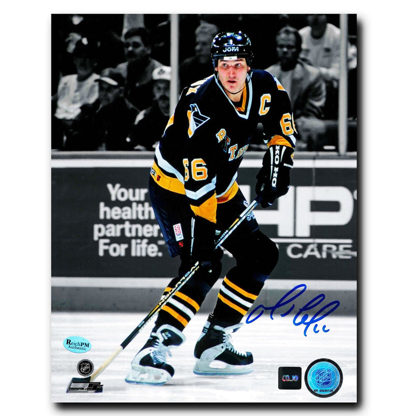Mario Lemieux Pittsburgh Penguins Autographed Spotlight 8x10 Photo CoJo Sport Collectables Inc.