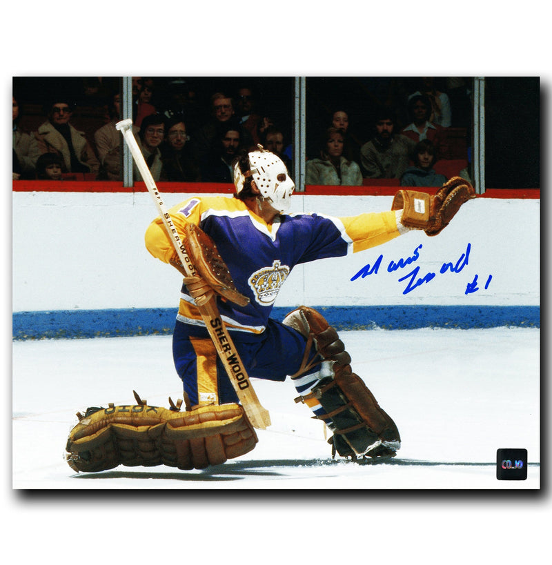 Mario Lessard Los Angeles Kings Autographed 8x10 Save Photo CoJo Sport Collectables Inc.