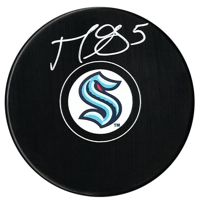 Mark Giordano Autographed Seattle Kraken Puck CoJo Sport Collectables Inc.