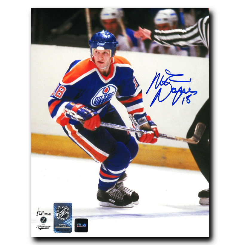 Mark Napier Edmonton Oilers Autographed 8x10 Photo CoJo Sport Collectables Inc.