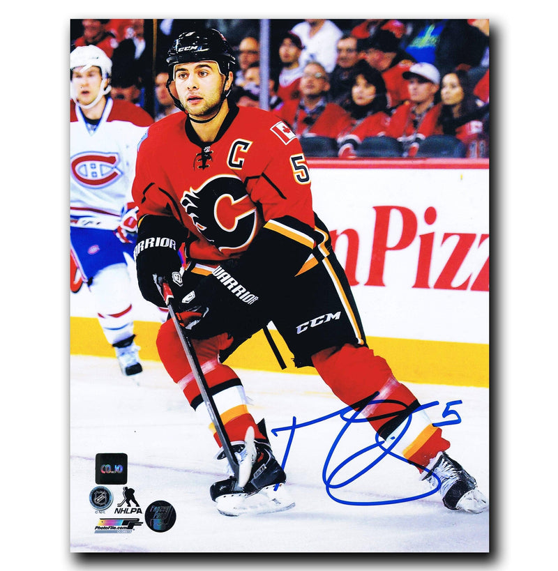 Mark Giordano Calgary Flames Autographed 8x10 Photo.