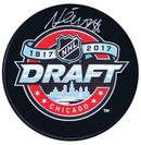 Martin Necas Autographed 2017 Draft Puck.