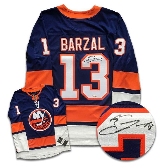 Mathew Barzal New York Islanders Autographed Fanatics Jersey CoJo Sport Collectables Inc.