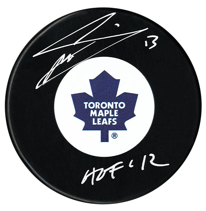 Mats Sundin Autographed Toronto Maple Leafs HOF Inscribed Puck CoJo Sport Collectables Inc.