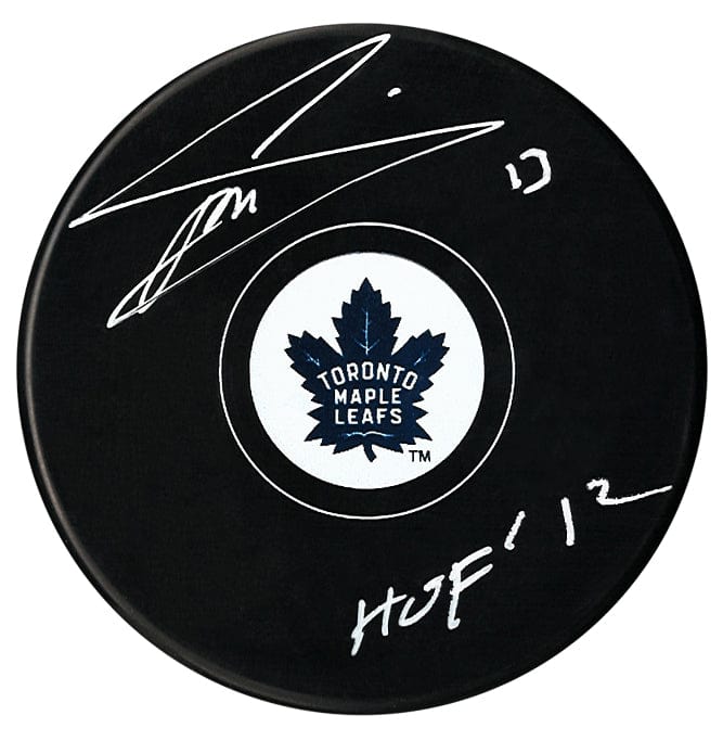 Mats Sundin Autographed Toronto Maple Leafs HOF Inscribed Puck (Small Logo) CoJo Sport Collectables Inc.