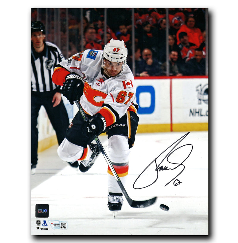 Michael Frolik Calgary Flames Autographed Shooting 8x10 Photo CoJo Sport Collectables