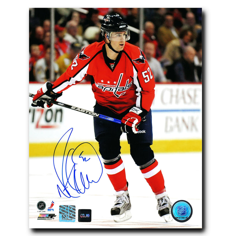 Mike Green Washington Capitals Autographed Action 8x10 Photo CoJo Sport Collectables Inc.