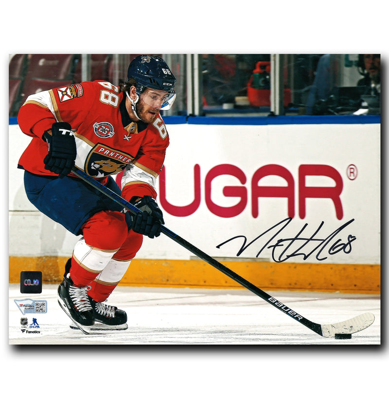 Mike Hoffman Florida Panthers Autographed Action 8x10 Photo CoJo Sport Collectables Inc.