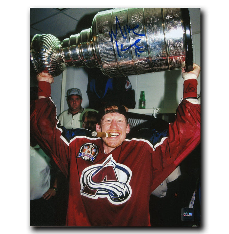 Mike Keane Colorado Avalanche Autographed Stanley Cup 8x10 Photo CoJo Sport Collectables