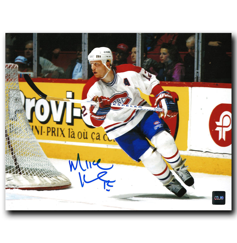 Mike Keane Montreal Canadiens Autographed Skating 8x10 Photo CoJo Sport Collectables