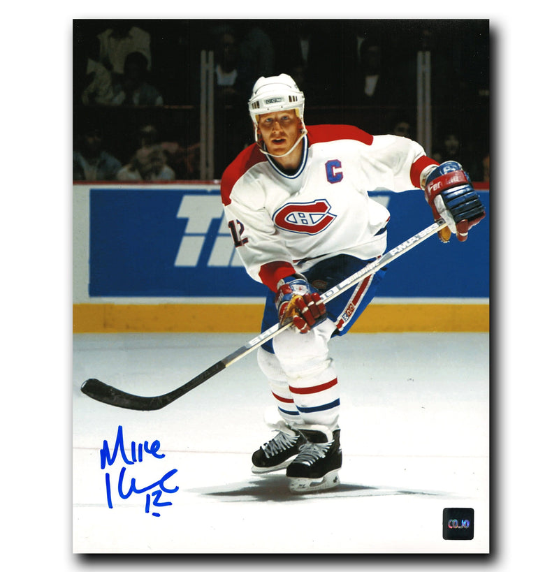 Mike Keane Montreal Canadiens Autographed Skating Vertical 8x10 Photo CoJo Sport Collectables