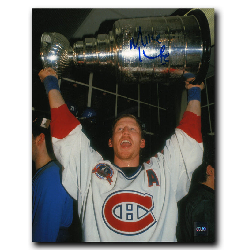 Mike Keane Montreal Canadiens Autographed Stanley Cup 8x10 Photo CoJo Sport Collectables