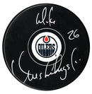 Mike Krushelnyski Autographed Edmonton Oilers Puck CoJo Sport Collectables Inc.
