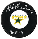 Mike Modano Autographed Dallas Stars HOF Puck CoJo Sport Collectables Inc.