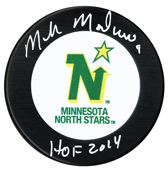 Mike Modano Autographed Minnesota North Stars HOF Inscribed Puck CoJo Sport Collectables Inc.