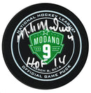 Mike Modano Dallas Stars Autographed Retirement Night Official Game Puck CoJo Sport Collectables Inc.