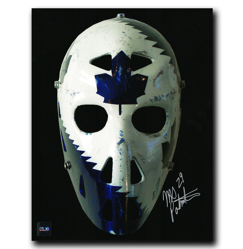 Mike Palmateer Toronto Maple Leafs Autographed Mask 8x10 Photo CoJo Sport Collectables