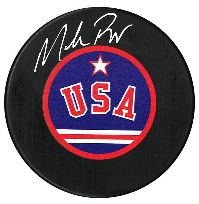 Mike Richter Autographed Team USA Puck CoJo Sport Collectables Inc.