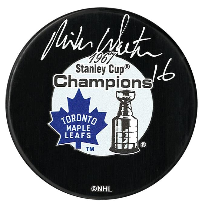 Mike Walton Autographed Toronto Maple Leafs 1967 Cup Puck CoJo Sport Collectables Inc.