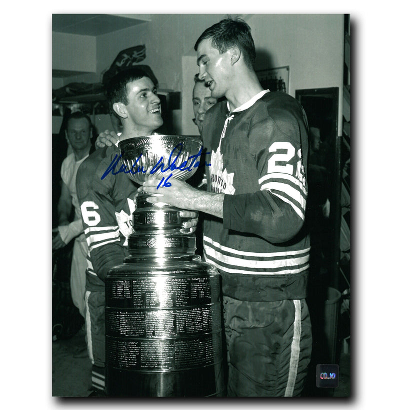 Mike Walton Toronto Maple Leafs Autographed Stanley Cup 8x10 Photo CoJo Sport Collectables Inc.