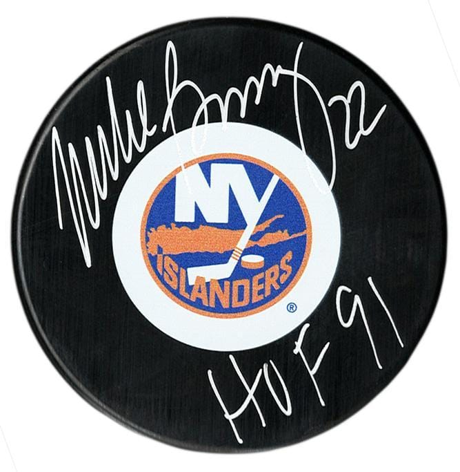Mike Bossy Autographed New York Islanders HOF Puck CoJo Sport Collectables Inc.