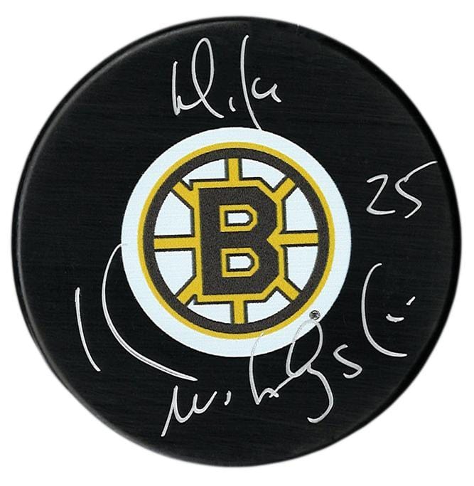 Mike Krushelnyski Autographed Boston Bruins Puck CoJo Sport Collectables Inc.