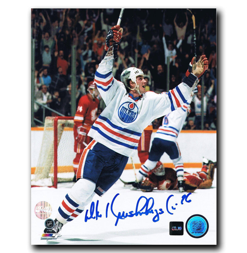 Mike Krushelnyski Edmonton Oilers Autographed 8x10 Photo CoJo Sport Collectables