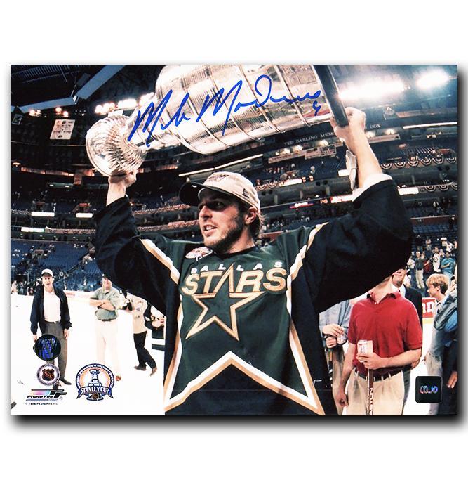 Mike Modano Dallas Stars Autographed Stanley Cup 8x10 Photo CoJo Sport Collectables