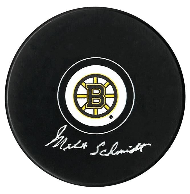 Milt Schmidt Autographed Boston Bruins Puck CoJo Sport Collectables Inc.