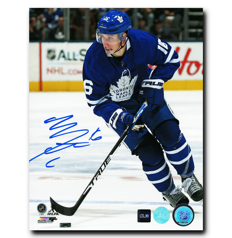 Mitch Marner Toronto Maple Leafs Autographed Action 8x10 Photo CoJo Sport Collectables Inc.