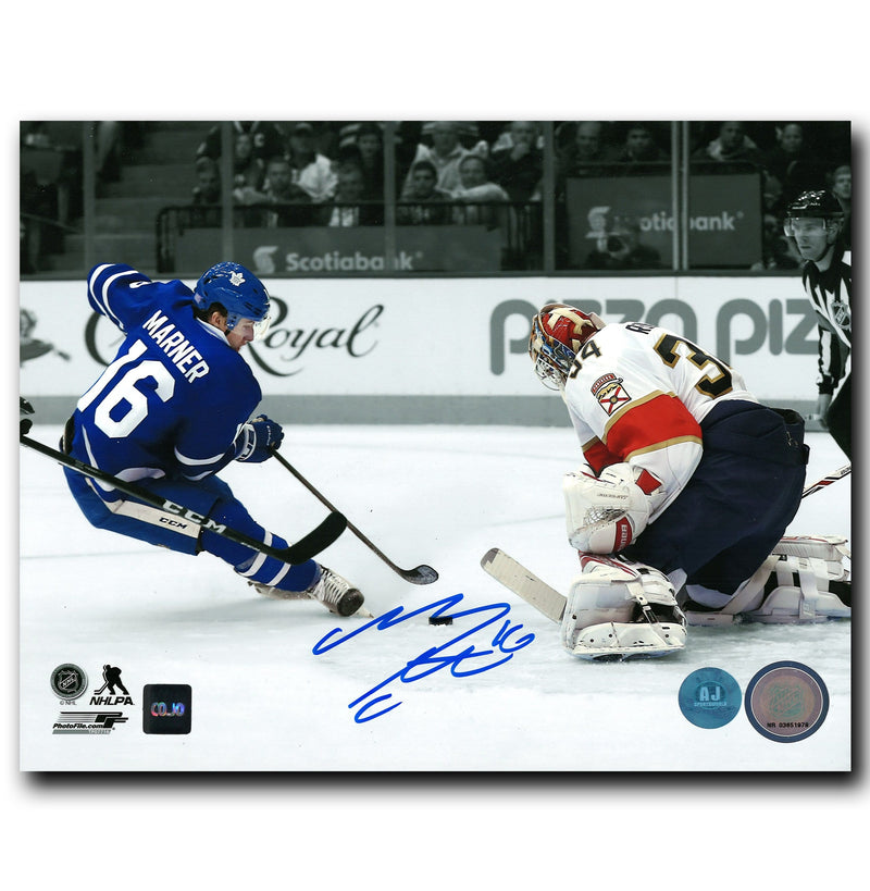 Mitch Marner Toronto Maple Leafs Autographed Spotlight Breakaway 8x10 Photo CoJo Sport Collectables Inc.