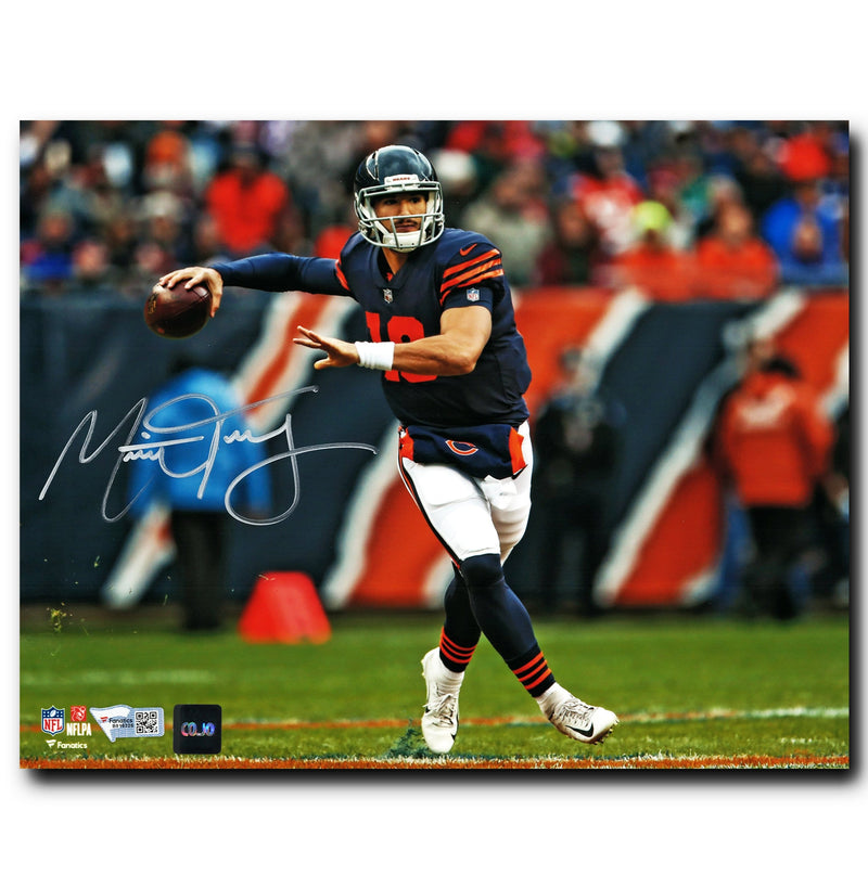 Mitchell Trubisky Chicago Bears Autographed Throwing 8x10 Photo CoJo Sport Collectables Inc.