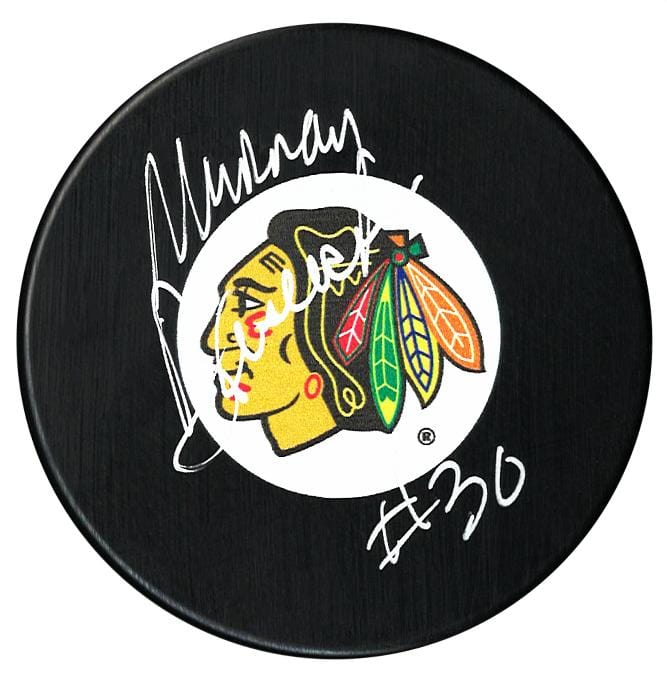 Murray Bannerman Autographed Chicago Blackhawks Puck CoJo Sport Collectables Inc.