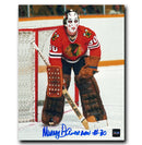 Murray Bannerman Chicago Blackhawks Autographed Crease 8x10 Photo CoJo Sport Collectables Inc.