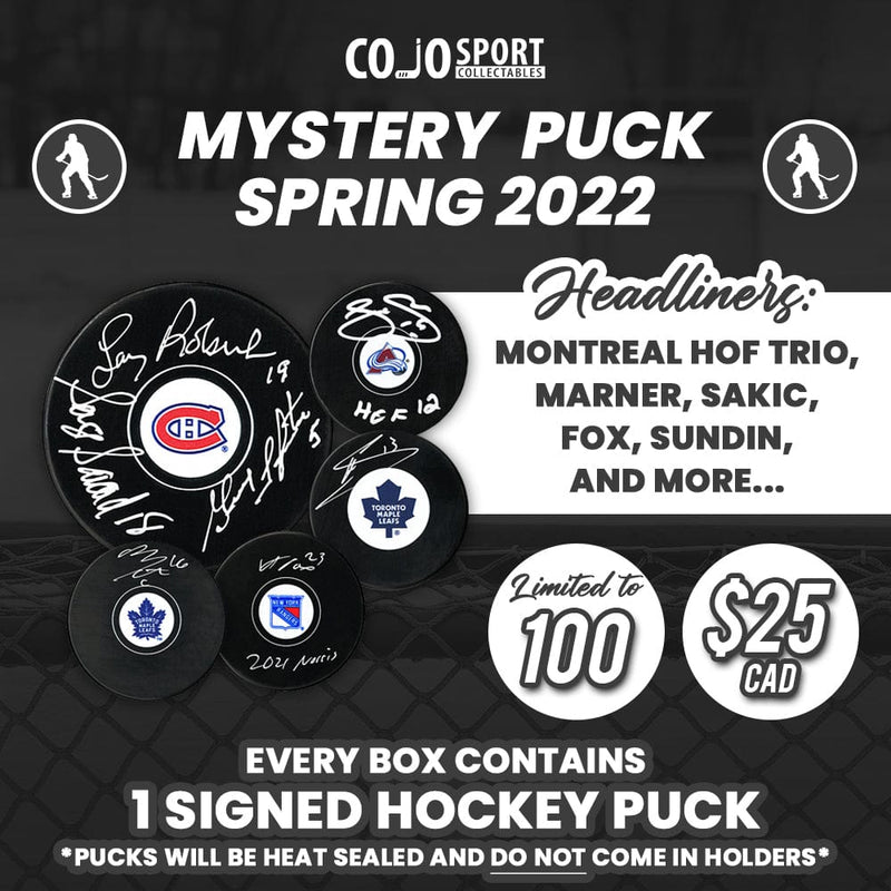 Mystery Puck Spring 2022 - Limited to 100 CoJo Sport Collectables