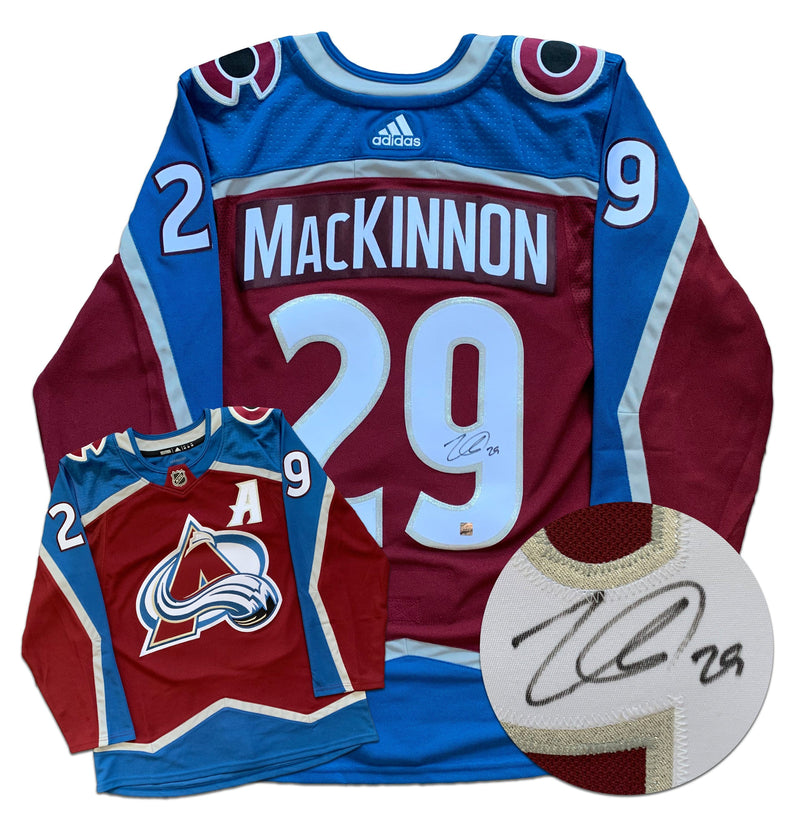 Nathan MacKinnon Colorado Avalanche Autographed Adidas Pro Jersey CoJo Sport Collectables Inc.