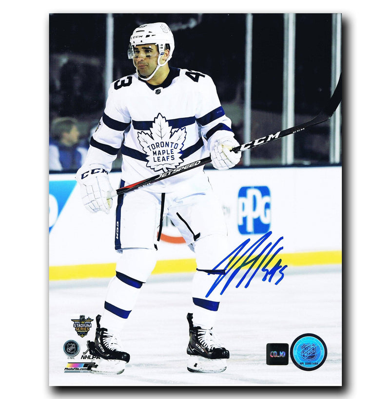 Nazem Kadri Toronto Maple Leafs Autographed Stadium Series 8x10 Photo CoJo Sport Collectables