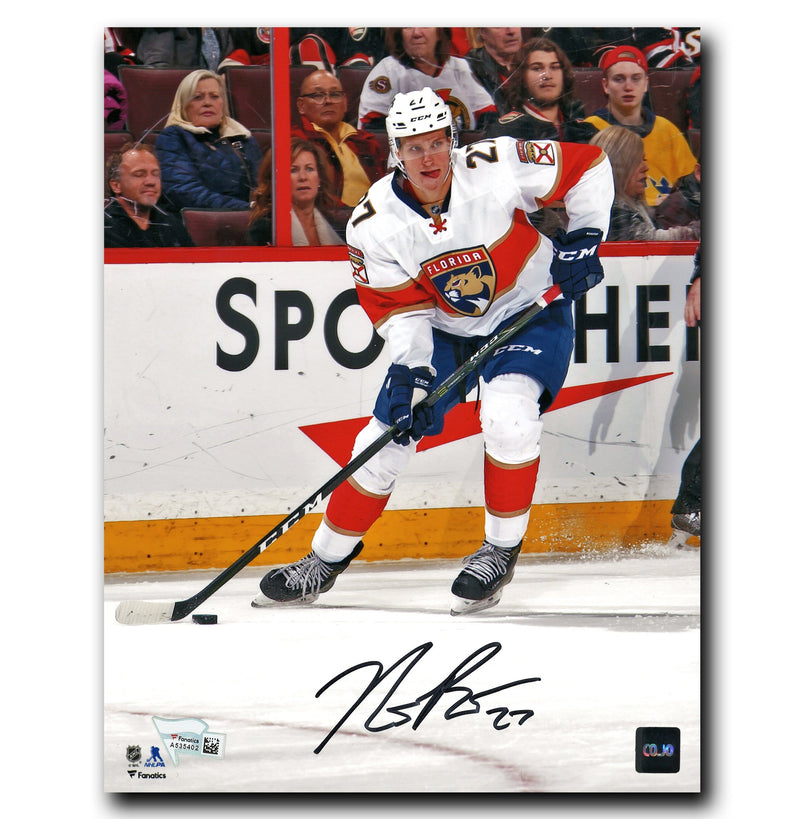 Nick Bjugstad Florida Panthers Autographed Action 8x10 Photo CoJo Sport Collectables
