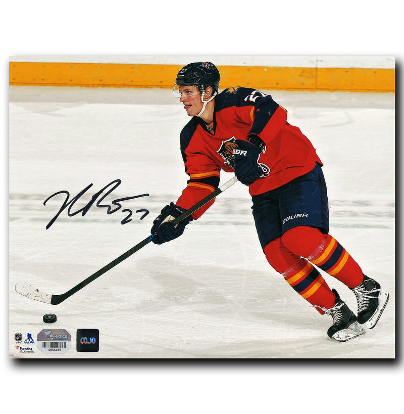 Nick Bjugstad Florida Panthers Autographed Horizontal 8x10 Photo CoJo Sport Collectables