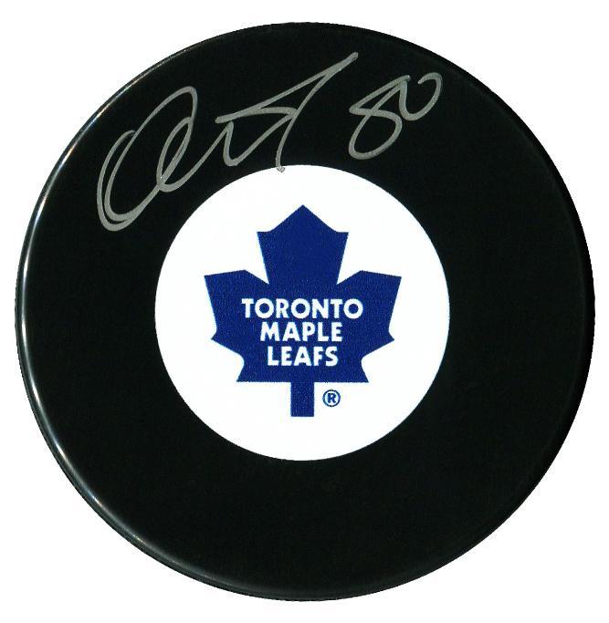 Nik Antropov Autographed Toronto Maple Leafs Puck CoJo Sport Collectables
