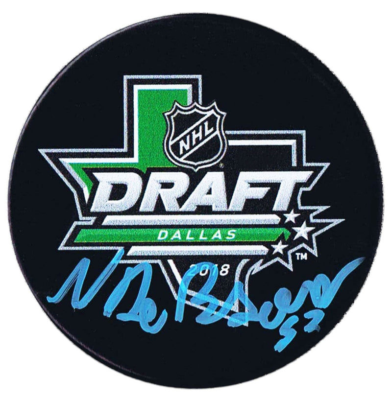 Noah Dobson New York Islanders Autographed 2018 NHL Draft Puck CoJo Sport Collectables