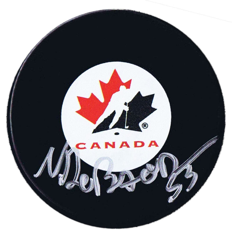 Noah Dobson New York Islanders Autographed Team Canada Puck CoJo Sport Collectables Inc.