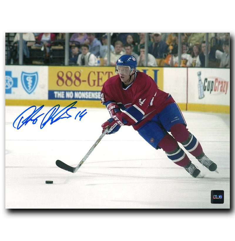 Oleg Petrov Montreal Canadiens Autographed Action 8x10 Photo CoJo Sport Collectables Inc.