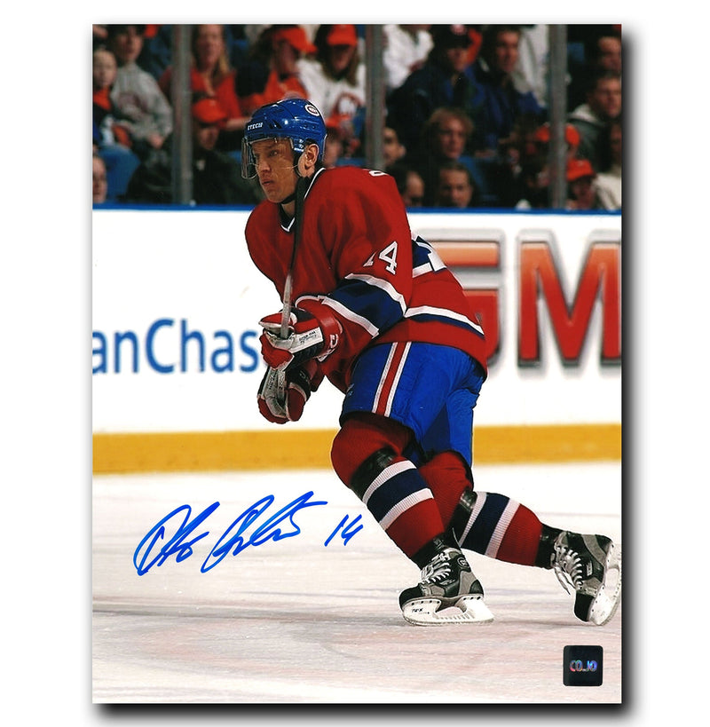 Oleg Petrov Montreal Canadiens Autographed Skating 8x10 Photo CoJo Sport Collectables Inc.