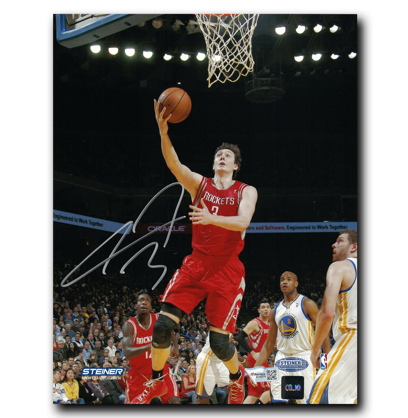 Omer Asik Houston Rockets Autographed Lay Up 8x10 Photo CoJo Sport Collectables Inc.