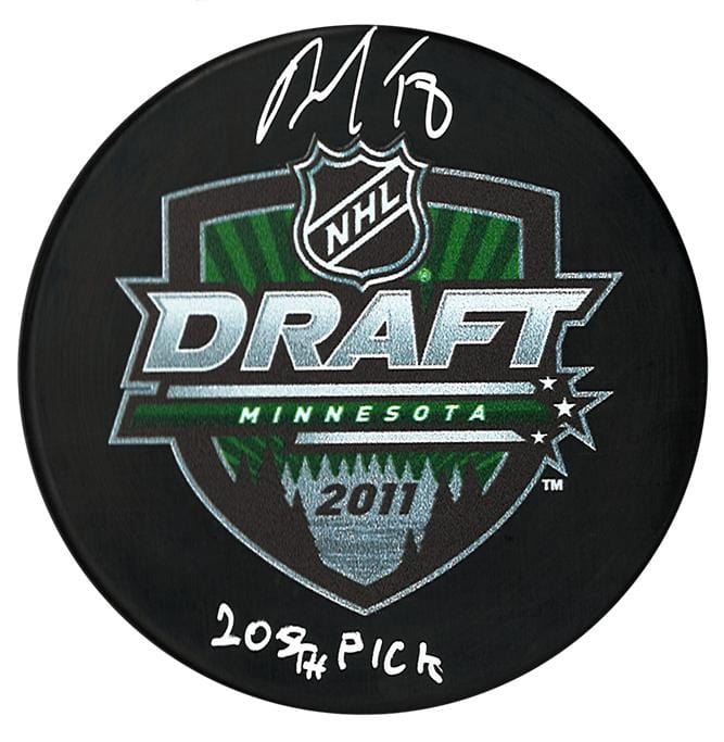 Ondrej Palat Tampa Bay Lightning Autographed 2011 Inscribed Draft Puck CoJo Sport Collectables Inc.